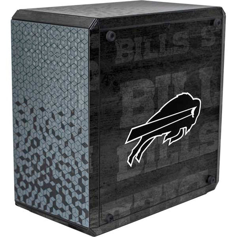 NFL Buffalo Bills Black & White Cooler Master MasterBox Q300L Mini Tower Skin