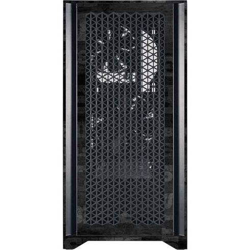 NFL Buffalo Bills Black & White Corsair 4000D Tempered Glass Mid-Tower ATX Case Skin