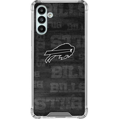 NFL Buffalo Bills Black & White Galaxy A13 5G Clear Case