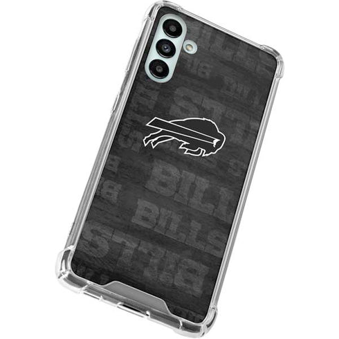 NFL Buffalo Bills Black & White Galaxy A13 5G Clear Case