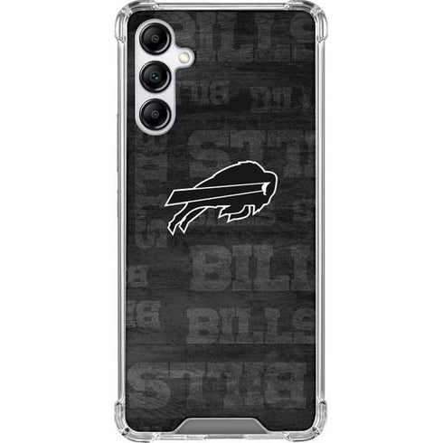NFL Buffalo Bills Black & White Galaxy A14 5G Clear Case