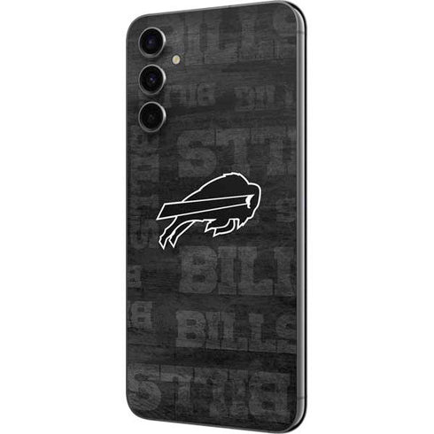NFL Buffalo Bills Black & White Galaxy A14 5G Skin