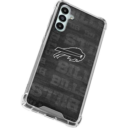 NFL Buffalo Bills Black & White Galaxy A15 5G Clear Case