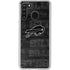 NFL Buffalo Bills Black & White Galaxy A21 Clear Case