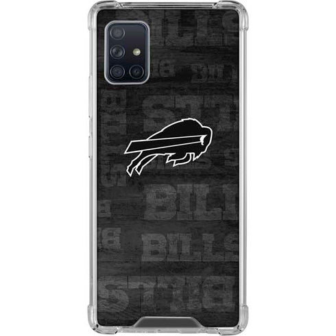 NFL Buffalo Bills Black & White Galaxy A51 5G Clear Case