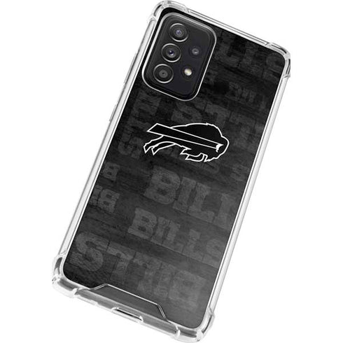 NFL Buffalo Bills Black & White Galaxy A52 5G Clear Case
