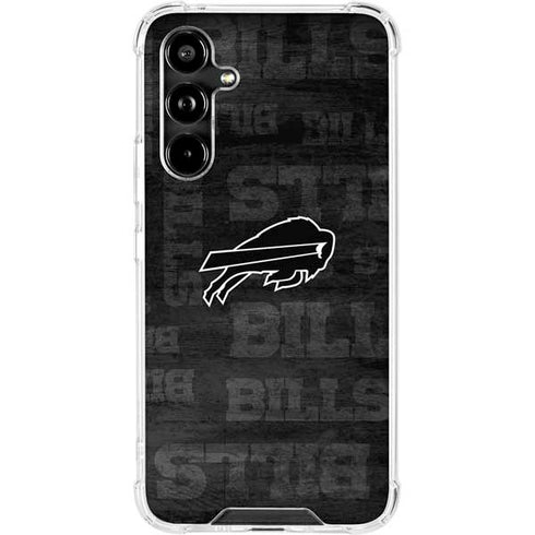 NFL Buffalo Bills Black & White Galaxy A54 5G Clear Case