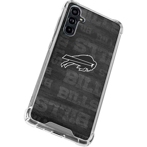 NFL Buffalo Bills Black & White Galaxy A54 5G Clear Case
