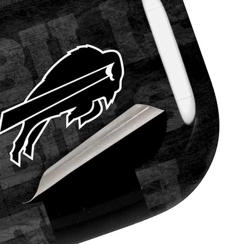 NFL Buffalo Bills Black & White Galaxy Buds Pro Skin