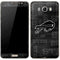 NFL Buffalo Bills Black & White Galaxy J7 Skin