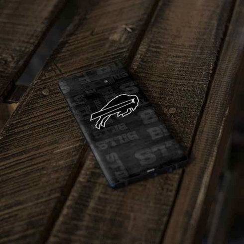 NFL Buffalo Bills Black & White Galaxy Note 9 Skin