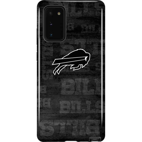 NFL Buffalo Bills Black & White Galaxy Note20 5G Pro Case