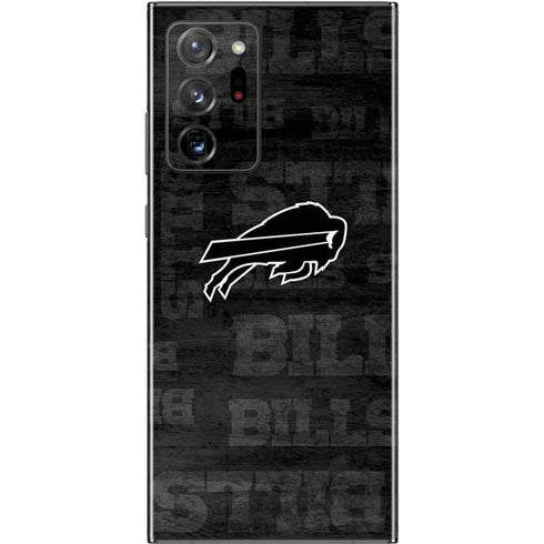 NFL Buffalo Bills Black & White Galaxy Note20 Ultra 5G Skin