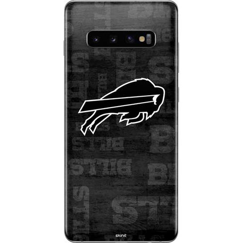 NFL Buffalo Bills Black & White Galaxy S10 Plus Skin