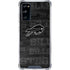 NFL Buffalo Bills Black & White Galaxy S20 FE Clear Case