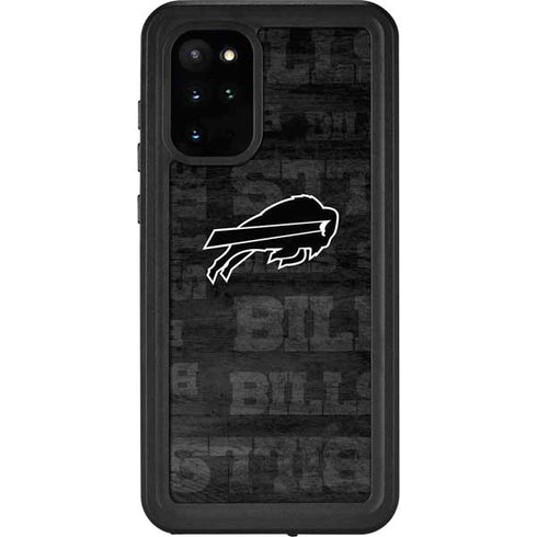 NFL Buffalo Bills Black & White Galaxy S20 Plus Waterproof Case