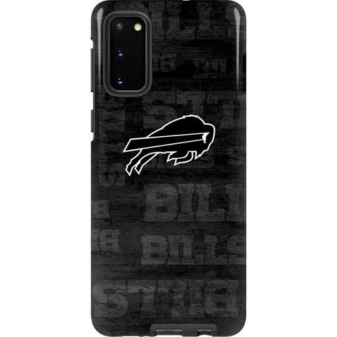 NFL Buffalo Bills Black & White Galaxy S20 Pro Case