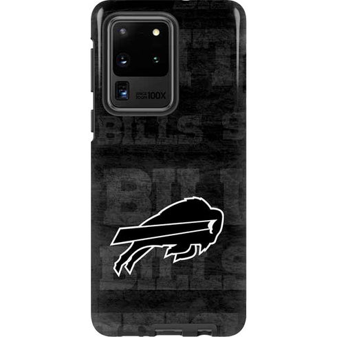NFL Buffalo Bills Black & White Galaxy S20 Ultra 5G Pro Case