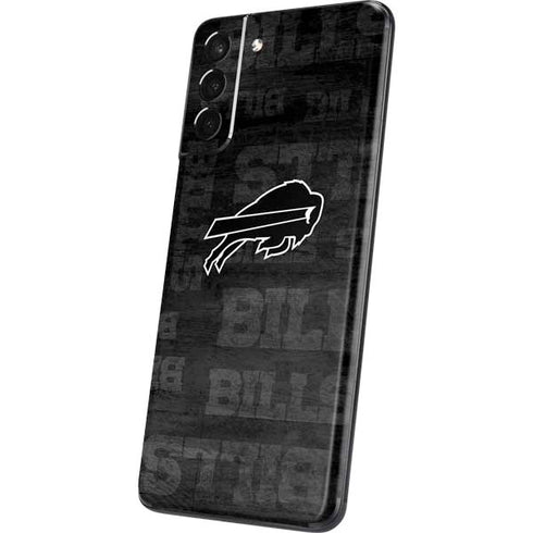 NFL Buffalo Bills Black & White Galaxy S21 5G Skin