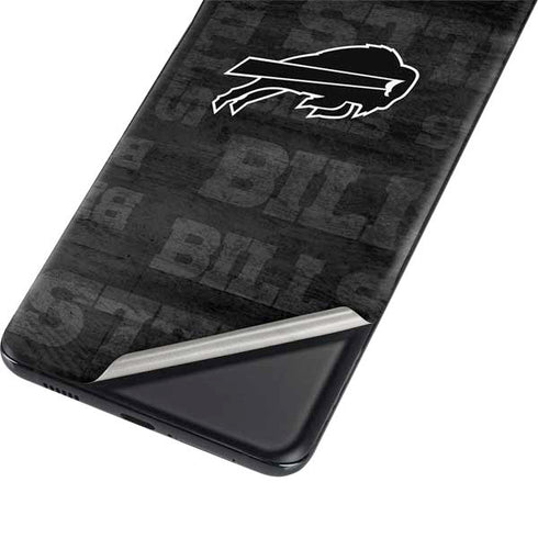 NFL Buffalo Bills Black & White Galaxy S21 5G Skin