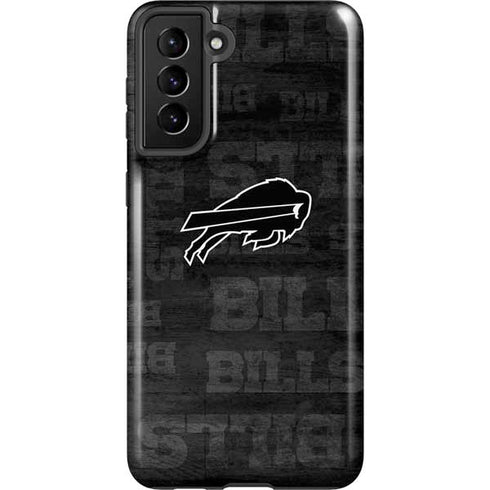 NFL Buffalo Bills Black & White Galaxy S21 Plus 5G Pro Case