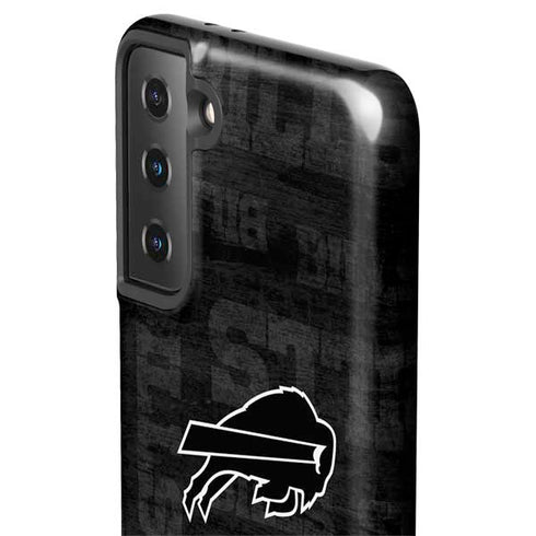 NFL Buffalo Bills Black & White Galaxy S21 Plus 5G Pro Case