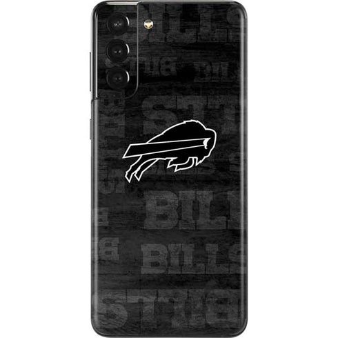 NFL Buffalo Bills Black & White Galaxy S21 Plus 5G Skin