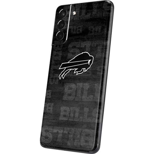 NFL Buffalo Bills Black & White Galaxy S21 Plus 5G Skin