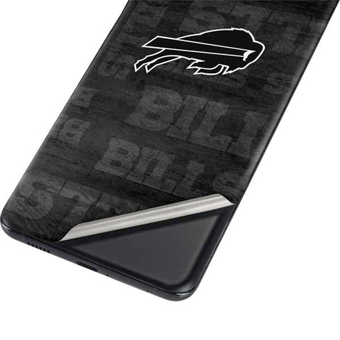 NFL Buffalo Bills Black & White Galaxy S21 Plus 5G Skin