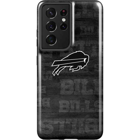 NFL Buffalo Bills Black & White Galaxy S21 Ultra 5G Pro Case