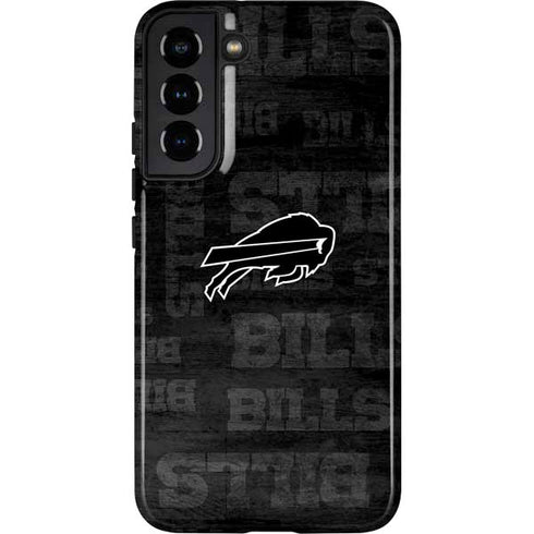 NFL Buffalo Bills Black & White Galaxy S22 Plus Pro Case