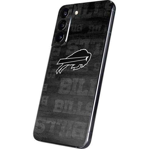 NFL Buffalo Bills Black & White Galaxy S22 Plus Skin