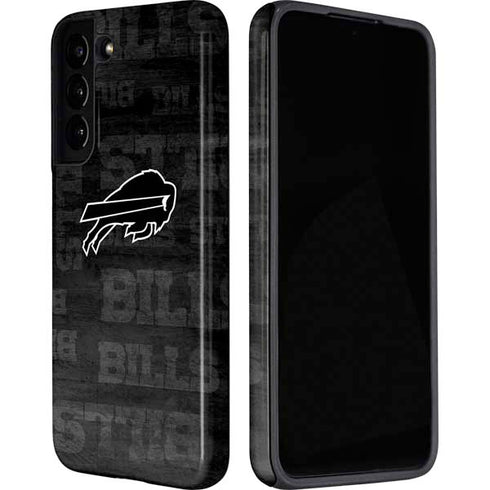 NFL Buffalo Bills Black & White Galaxy S22 Pro Case
