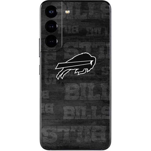 NFL Buffalo Bills Black & White Galaxy S22 Skin