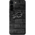 NFL Buffalo Bills Black & White Galaxy S22 Skin