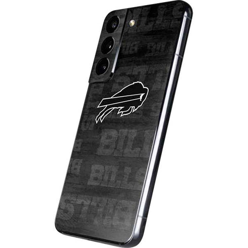 NFL Buffalo Bills Black & White Galaxy S22 Skin
