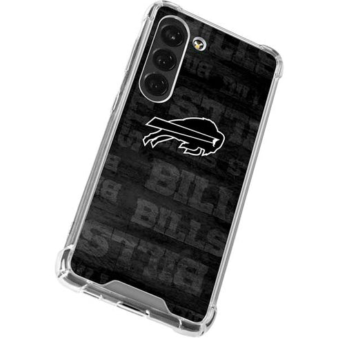 NFL Buffalo Bills Black & White Galaxy S23 Clear Case