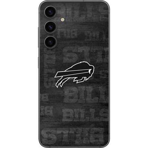 NFL Buffalo Bills Black & White Galaxy S23 FE Skin