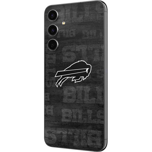 NFL Buffalo Bills Black & White Galaxy S23 FE Skin