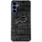 NFL Buffalo Bills Black & White Galaxy S24 Clear Case