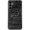NFL Buffalo Bills Black & White Galaxy S24 Plus Clear Case