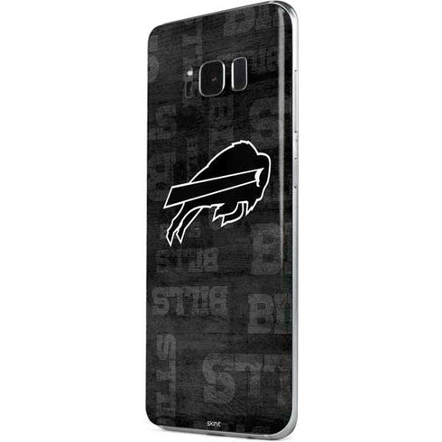 NFL Buffalo Bills Black & White Galaxy S8 Skin