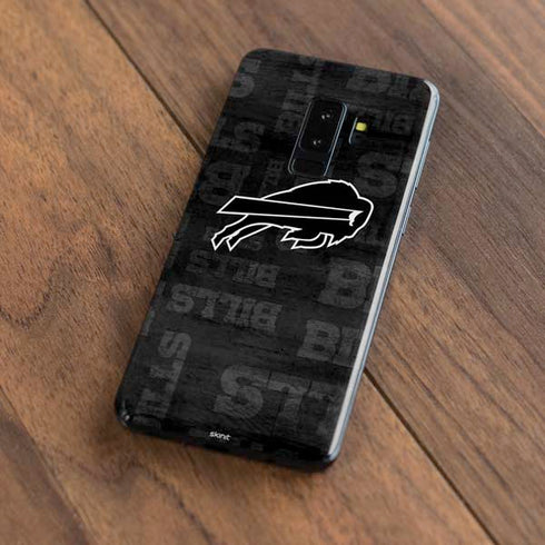 NFL Buffalo Bills Black & White Galaxy S9 Plus Skin