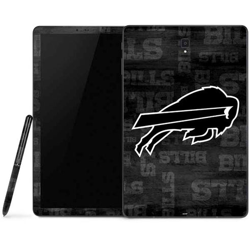 NFL Buffalo Bills Black & White Samsung Galaxy Tab Skin