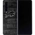 NFL Buffalo Bills Black & White Galaxy Z Fold4 5G Skin