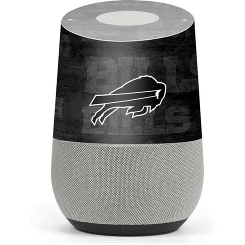 NFL Buffalo Bills Black & White Google Home Skin