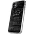NFL Buffalo Bills Black & White iPhone 11 Clear Case
