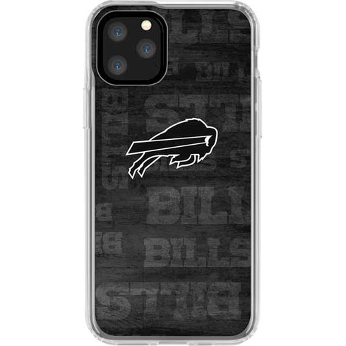 NFL Buffalo Bills Black & White iPhone 11 Pro Clear Case