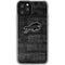 NFL Buffalo Bills Black & White iPhone 11 Pro Clear Case