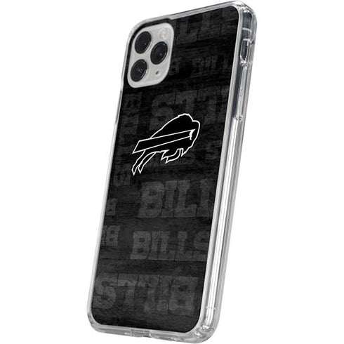 NFL Buffalo Bills Black & White iPhone 11 Pro Clear Case